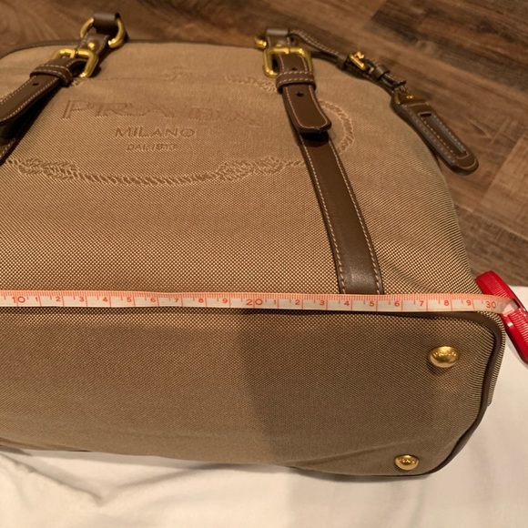 NEW ! PRADA LOGO JACQUARD handbag - Picture 7 of 10